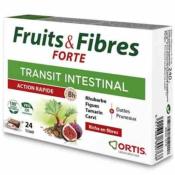 Ortis fruits et fibres forte transit intestinal 24 cubes