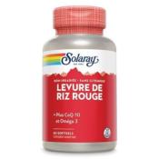 Levure de riz rouge coenzyme q10 omega 3 - 60 capsules - Solaray