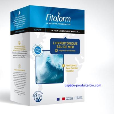 Eau de mer hypertonique - 30 ampoules - Fitoform