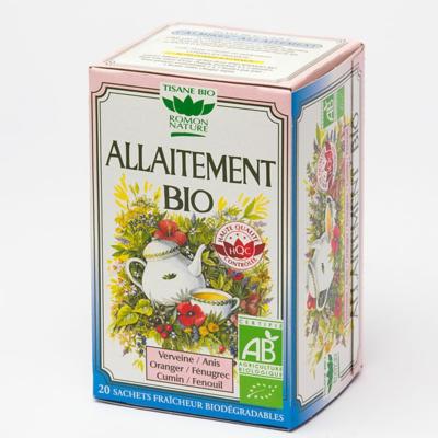 Tisane bio allaitement, 20 sachets