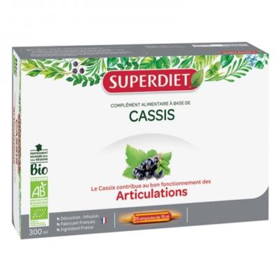 Cassis bio - 20 ampoules - Superdiet