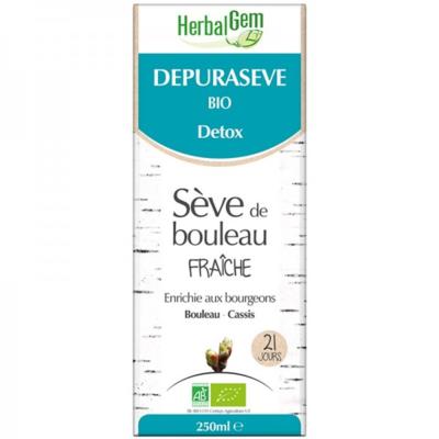 Dépurasève bio, sève de bouleau fraîche - 250 ml- Herbalgem