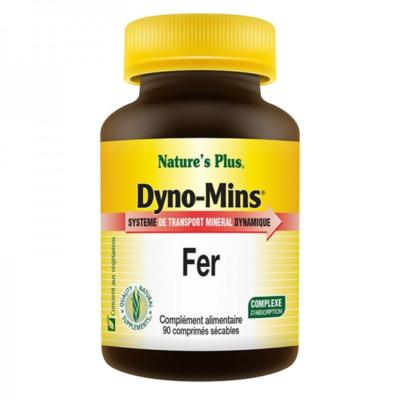 Dyno Mins fer - 90 comprimés - Nature's Plus