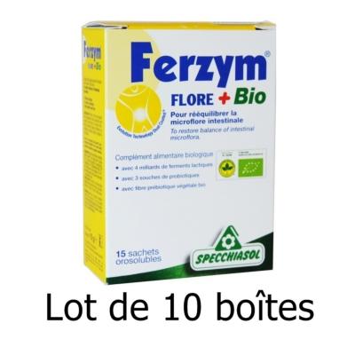 Ferzym flore + bio 15 sachets - 10 boîtes - Specchiasol