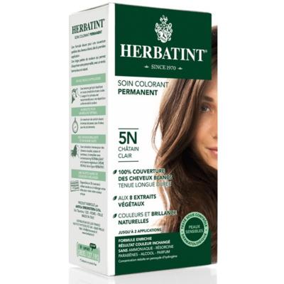 Soin colorant permanent châtain clair 5N - 150 ml - Herbatint