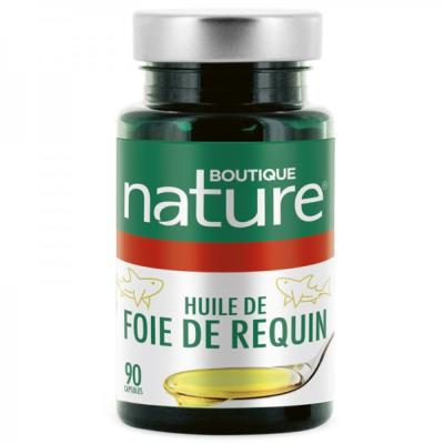 Huile foie de requin - 90 capsules - Boutique Nature