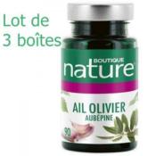 Ail olivier aubpine - 3 botes 90 capsules - Boutique Nature