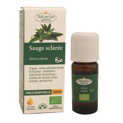 Huile essentielle de sauge sclarée bio, 10 ml