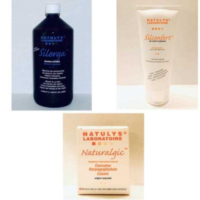 1 Silorga - 1 Silconfort - 1 Naturalgic - Natulys Laboratoire