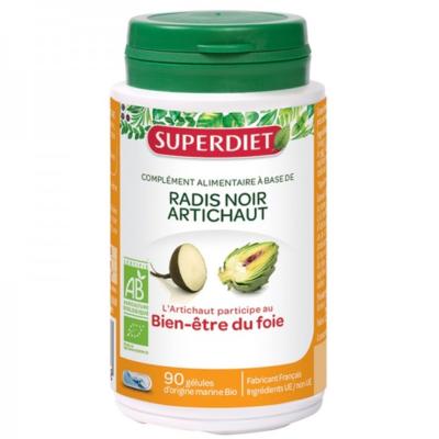 Artichaut radis noir bio - 90 gélules - Superdiet