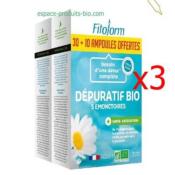 Dtox bio de Fitoform 3 botes de 40 ampoules